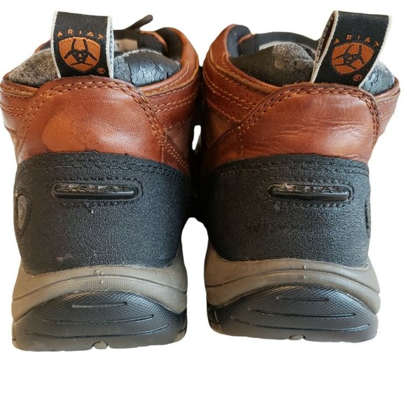 Ariat  ATS Terrain Brown Leather Hiking Boots EUC Men’s Size 9D main image 4